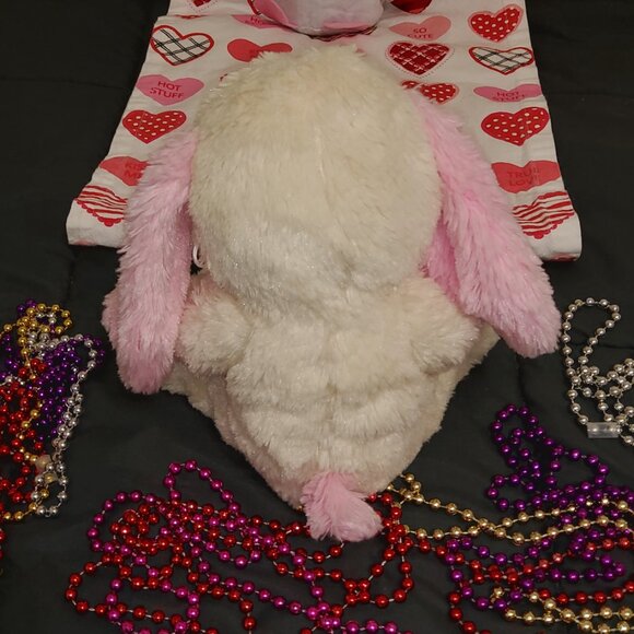 Valentine's Puppy Plush Holding Heart - Picture 3 of 4